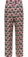 Purple Silk Casual Pants 2