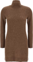 Gray Cashmere Short Dress 1
