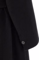 Black Virgin Wool Coat 4