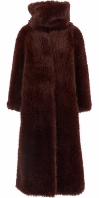 Bordeaux Polyester Coat