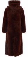 Bordeaux Polyester Coat 3