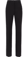 Black Viscose Casual Pants 1