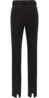 Black Viscose Casual Pants 2