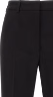 Black Viscose Casual Pants 3