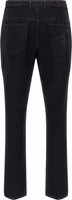 Black Cotton Straight-Leg Jeans 2