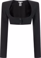 Black Virgin Wool Blazer 1