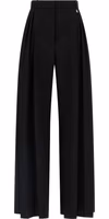 Black Virgin Wool Dress Pants 1