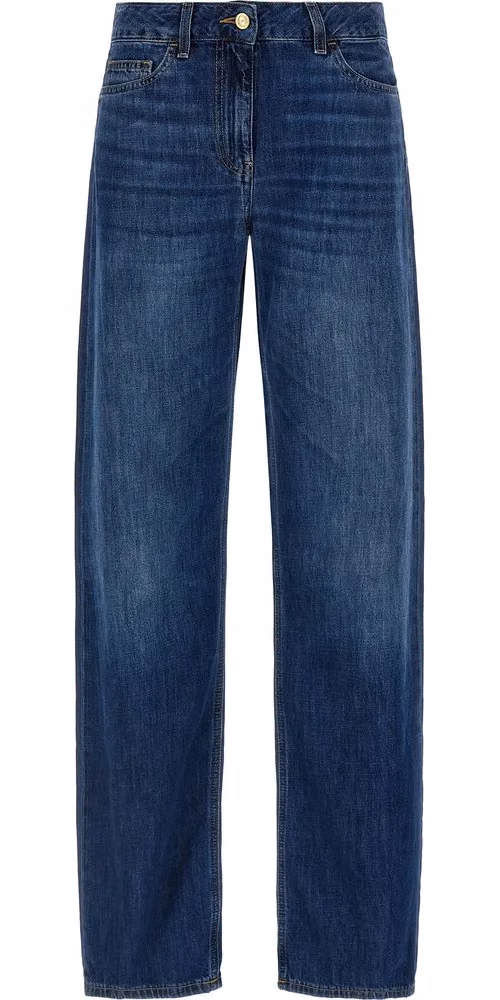 Blue Cotton Jeans Denim