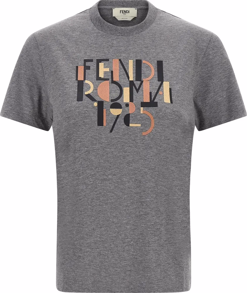 Gray Cotton T-Shirt