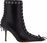 Black Calfskin Ankle Boots 1