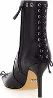 Black Calfskin Ankle Boots 3