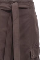 Brown Polyester Cargo Pants 3