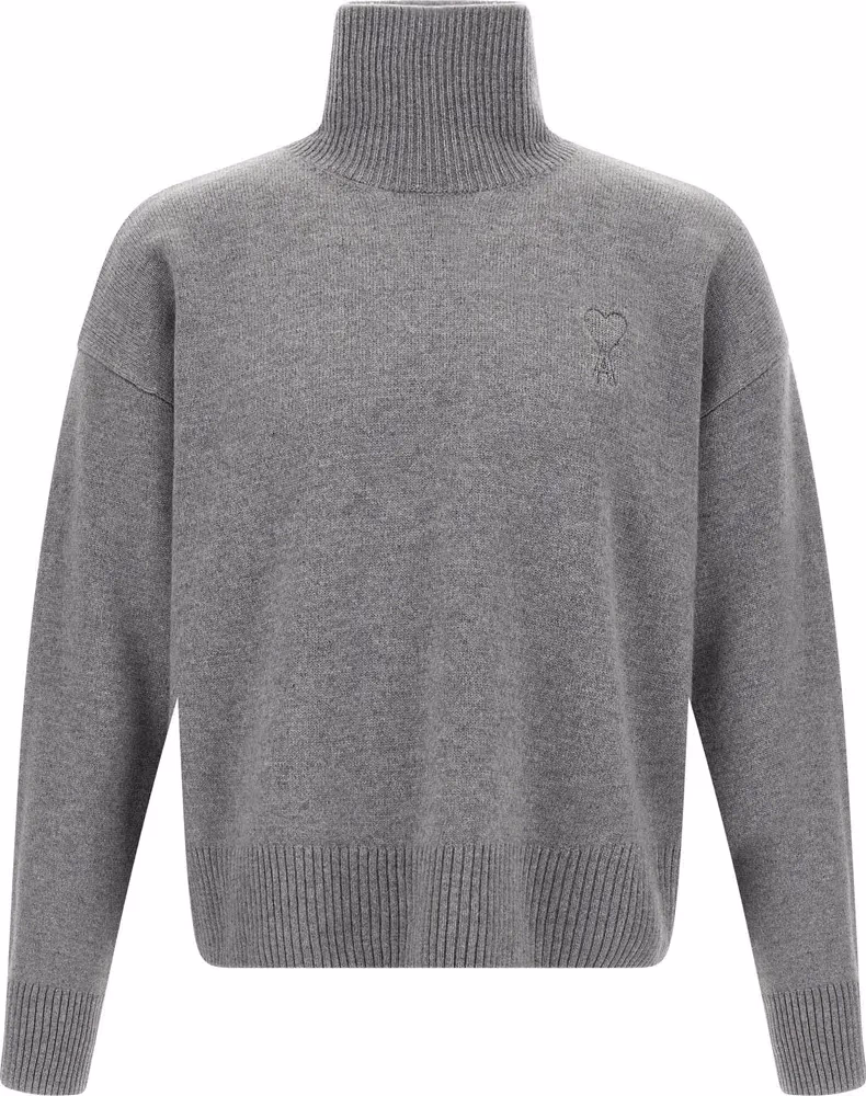 Gray Wool Cardigan