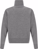 Gray Wool Cardigan 2