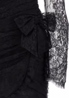 Black Organic Cotton Short Dress 4