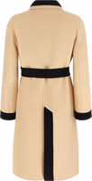 Beige Virgin Wool Coat 2
