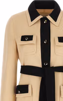 Beige Virgin Wool Coat 3