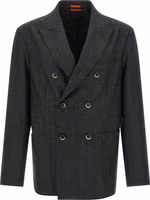 Gray Virgin Wool Blazer 1