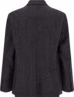 Gray Virgin Wool Blazer 2