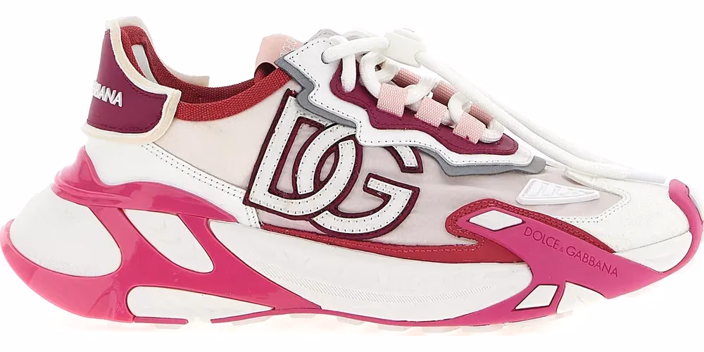Fuchsia Viscose Athletic Sneakers