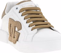 Beige Calfskin Sneakers 2