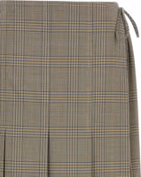 Gray Polyester Midi Skirt 3