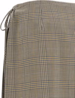 Gray Polyester Midi Skirt 4