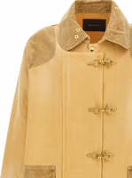 Beige Cotton Coat 3
