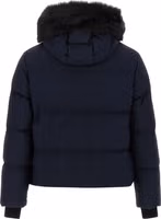 Blue Nylon Full-Length Jacket 2