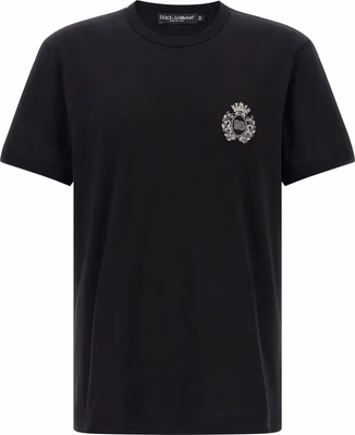 Black Cotton T-Shirt