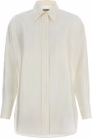 White Silk Blouse 1