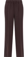 Brown Triacetate Casual Pants 1