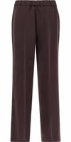 Brown Triacetate Casual Pants 2