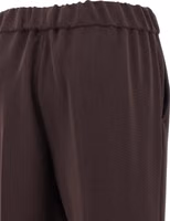 Brown Triacetate Casual Pants 4