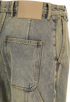 Bicolor Cotton Jeans Denim 4