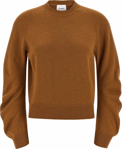 Brown Virgin Wool Cardigan