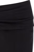 Black Wool Midi Skirt 3