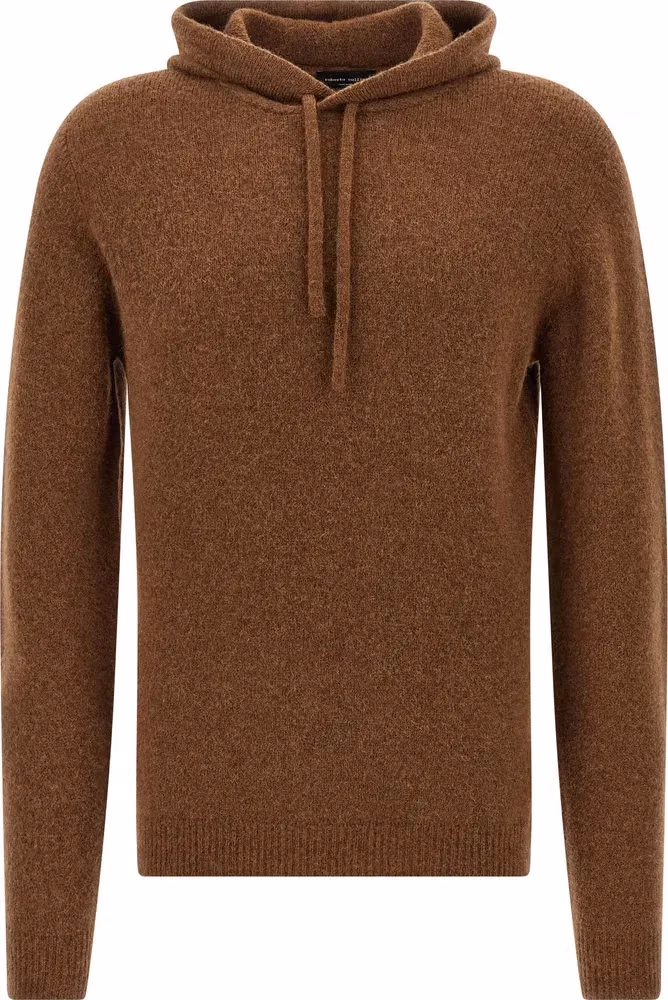 Brown Virgin Wool Cardigan