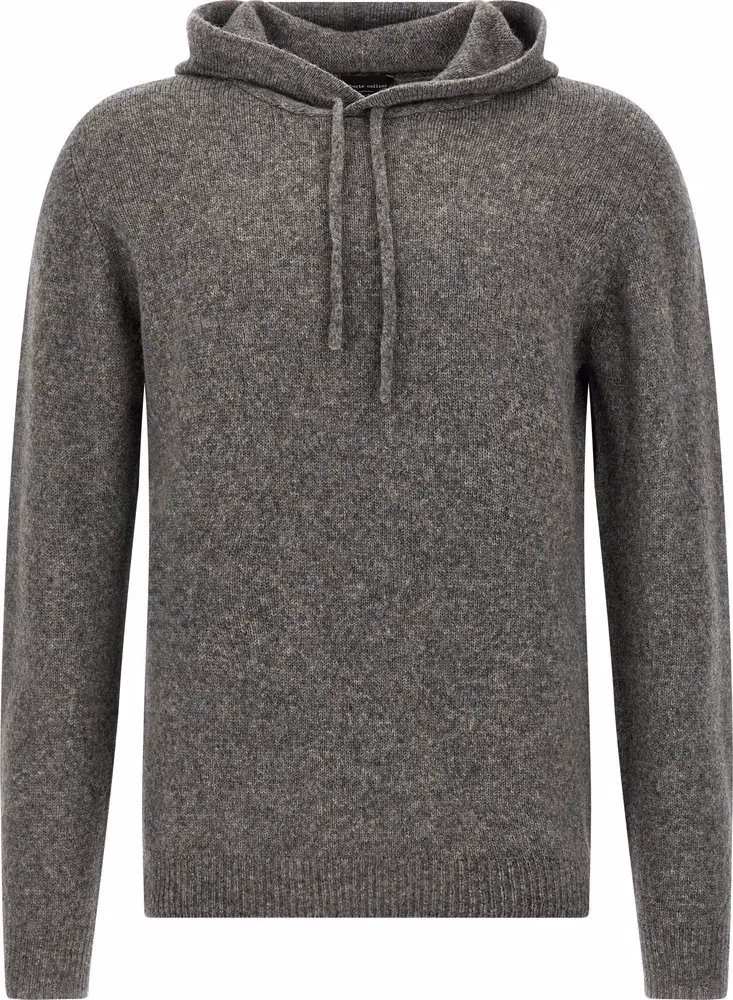 Gray Virgin Wool Cardigan