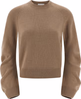 Beige Virgin Wool Cardigan 1