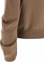 Beige Virgin Wool Cardigan 4