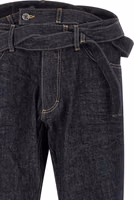 Blue Cotton Straight-Leg Jeans 3