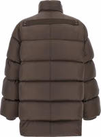 Brown Nylon Full-Length Jacket 2