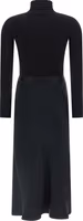 Black Lycra Midi Dress 2