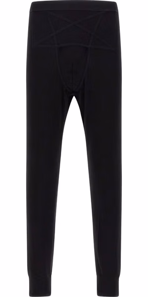Black Wool Leggings