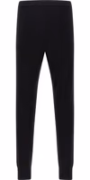 Black Wool Leggings 2