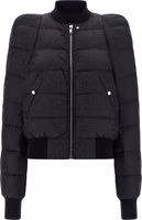 Black Nylon Bomber 1