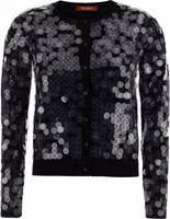 Black Virgin Wool Cardigan 1