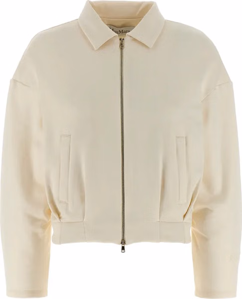 White Silk Sweatshirt
