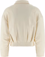 White Silk Sweatshirt 2